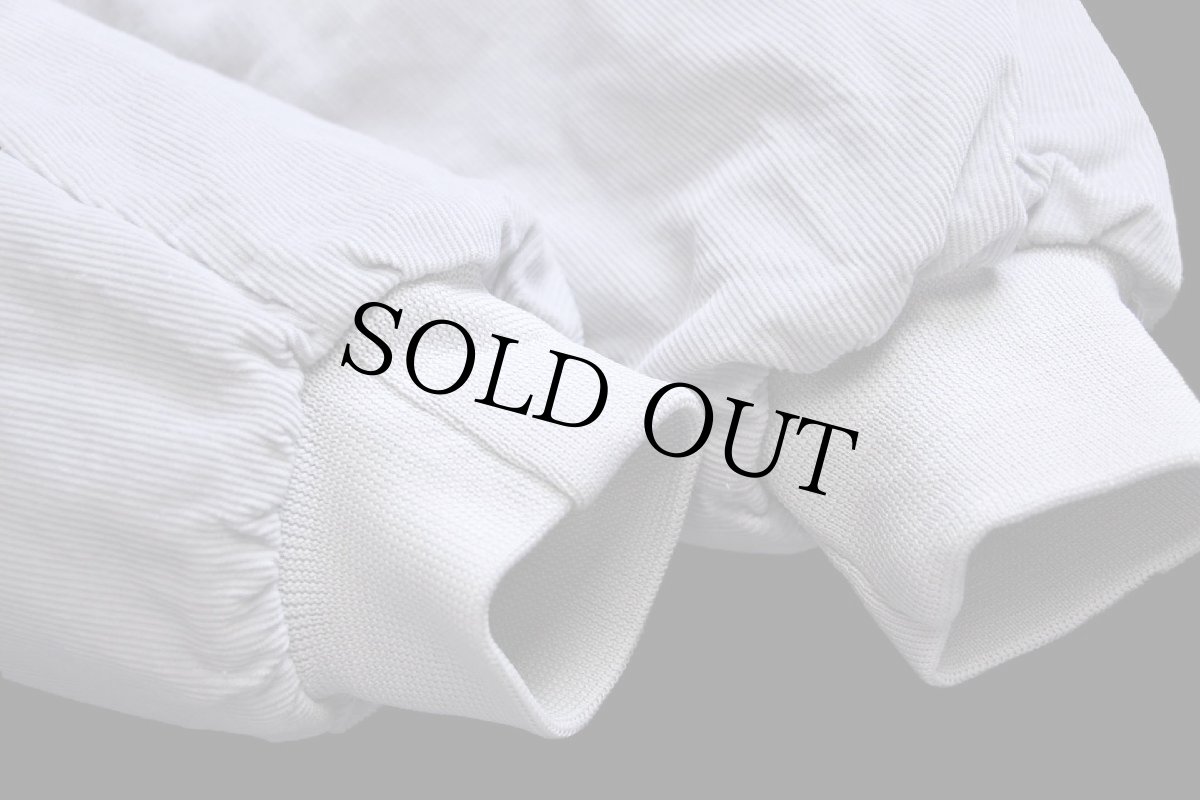 画像7: 90s USA製 HARTWELL UNION PACIFIC RAILROAD マスコット刺繍 キルティングライナー コーデュロイスタジャン グレー (7)