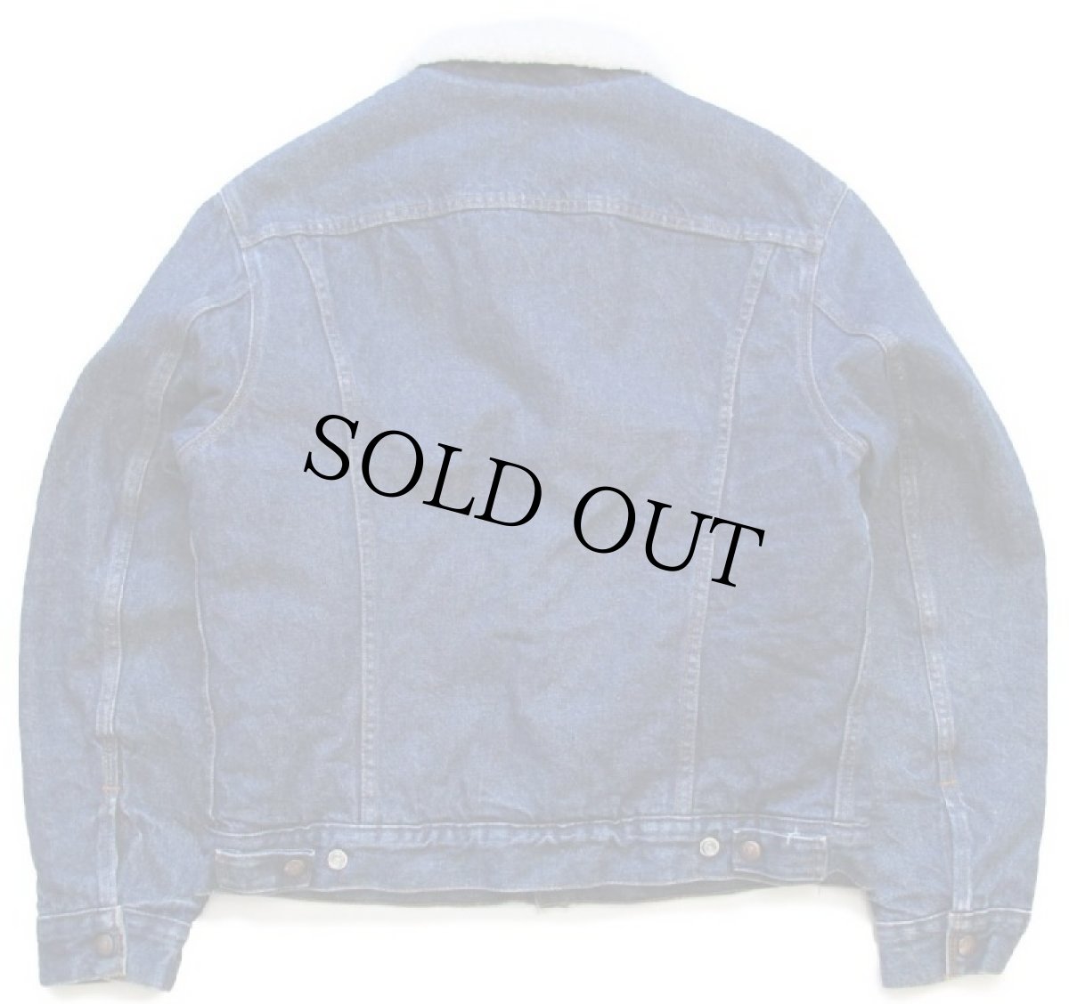 画像2: 80s USA製 Levi'sリーバイス 70608 ボアライナー デニムジャケット 4ポケット 40R★C (2)