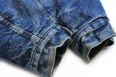 画像8: 80s USA製 Levi'sリーバイス 71608 ボアライナー デニムジャケット 4ポケット 44L (8)