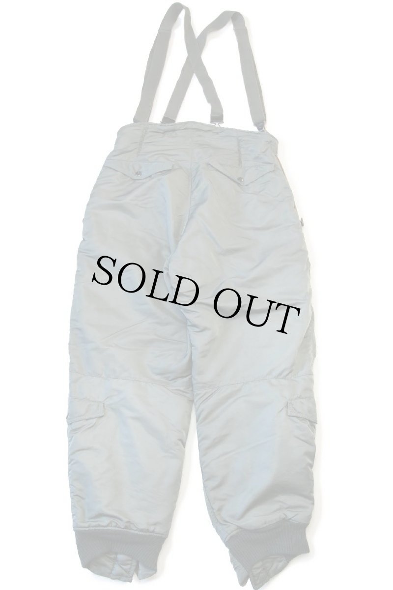 画像3: 50s 米軍 USAF A-11D ナイロン フライトパンツ サスペンダー付き セージグリーン 34 (3)