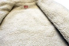 画像5: 80s USA製 Levi'sリーバイス 71608 ボアライナー デニムジャケット 4ポケット 44L (5)
