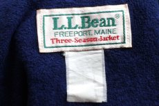 画像4: 80s L.L.Bean Three-Season Jacket フリースライナー ナイロンジャケット エメラルドグリーン (4)