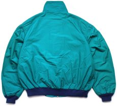 画像2: 80s L.L.Bean Three-Season Jacket フリースライナー ナイロンジャケット エメラルドグリーン (2)