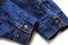 画像7: 80s USA製 Levi'sリーバイス 70608 ボアライナー デニムジャケット 4ポケット 40R★C (7)