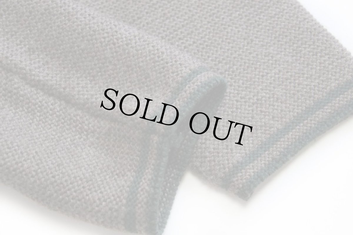 画像6: EU製 St.Peter Trachten ノーカラー チロリアン ウールニット ジャケット グレーブラウン (6)