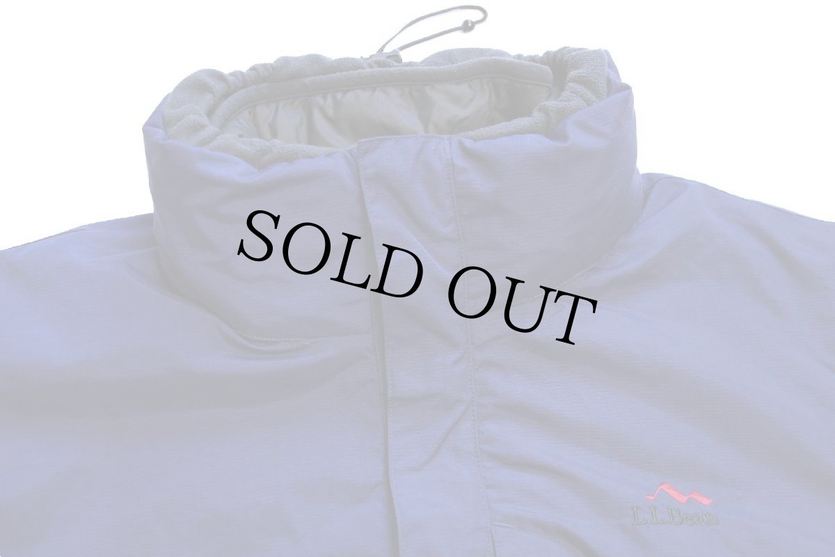 画像3: 00s L.L.Bean Thinsulate キルティングライナー付き マルチカラー 切り替え ナイロン マウンテンジャケット L (3)