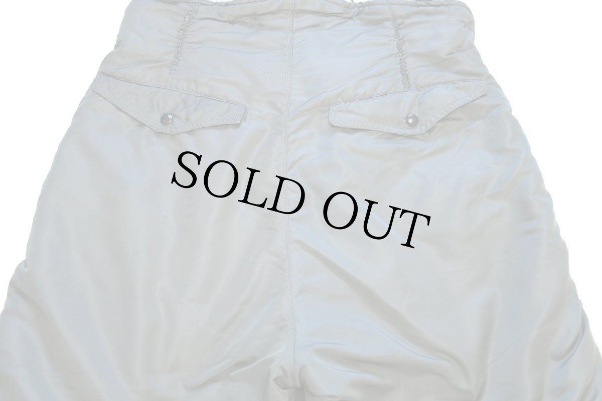 画像5: 50s 米軍 USAF A-11D ナイロン フライトパンツ サスペンダー付き セージグリーン 34 (5)