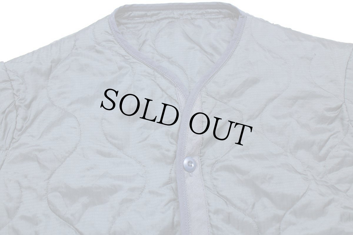 画像3: USA製 ALPHAアルファ パチポケ ナイロン キルティングライナー 紺 XL (3)