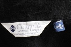 画像4: 90s USA製 Columbiaコロンビア ライナー フリースベスト 黒 L (4)