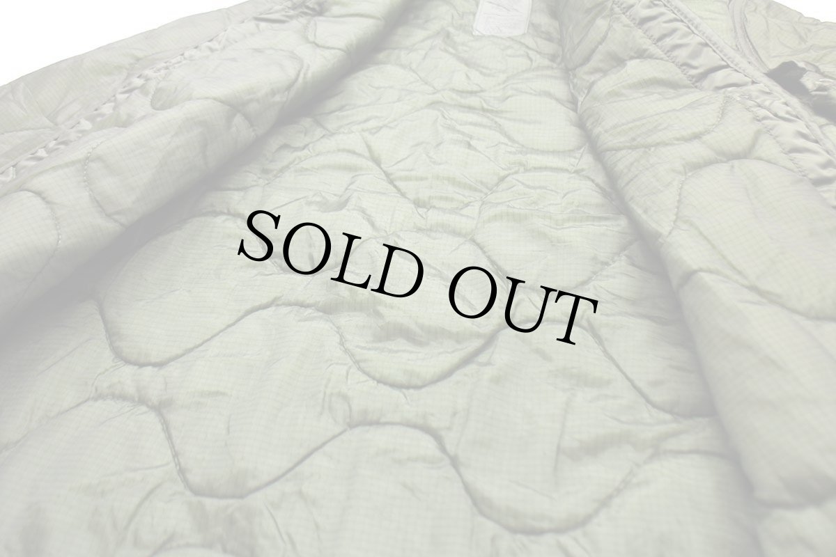 画像5: 80s 米軍 U.S.ARMY M-65 フィールドジャケット ツートン ナイロン キルティングライナー オリーブ S (5)