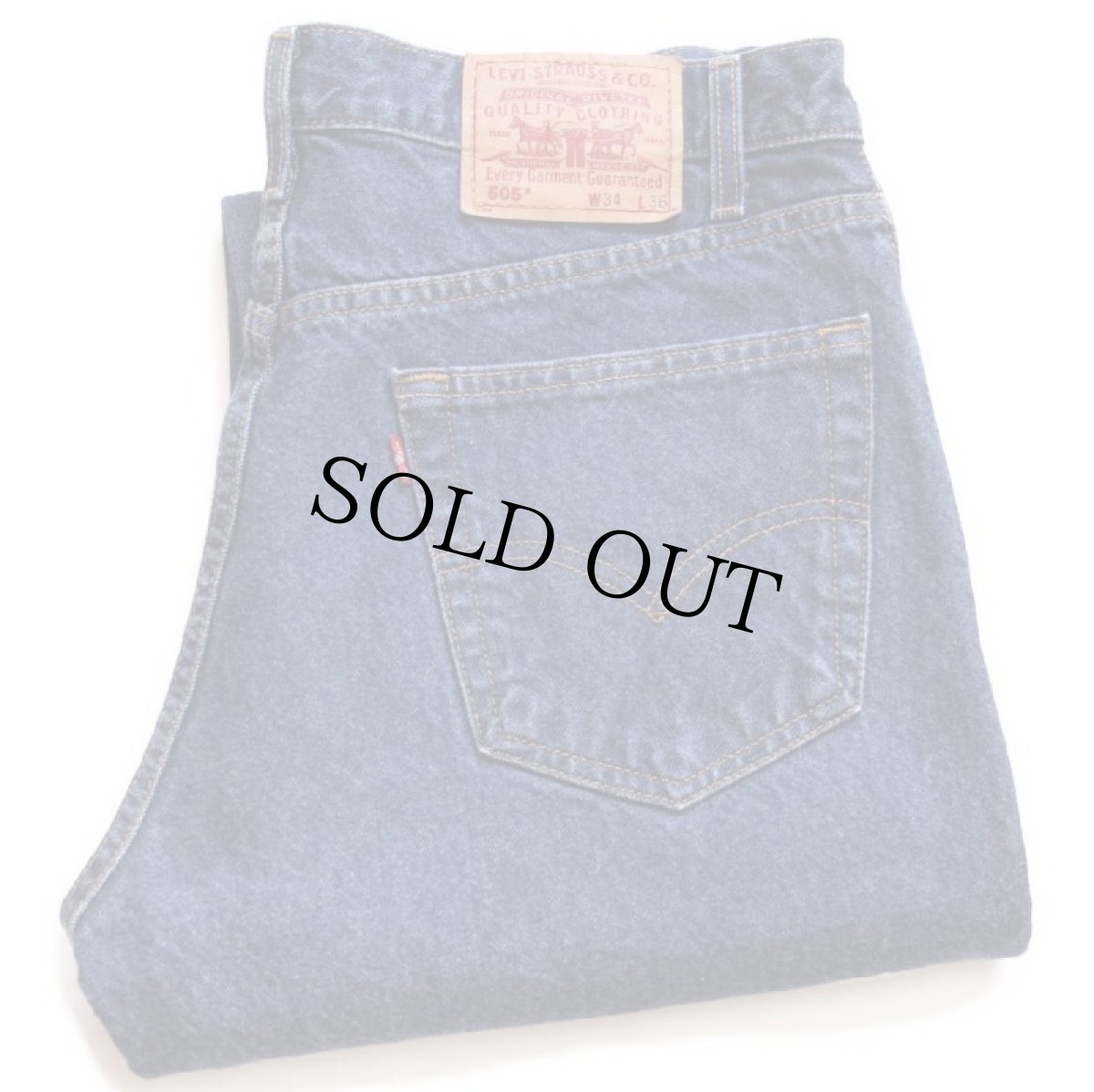 画像1: 90s Levi'sリーバイス 505 デニムパンツ W34 L36★126 (1)