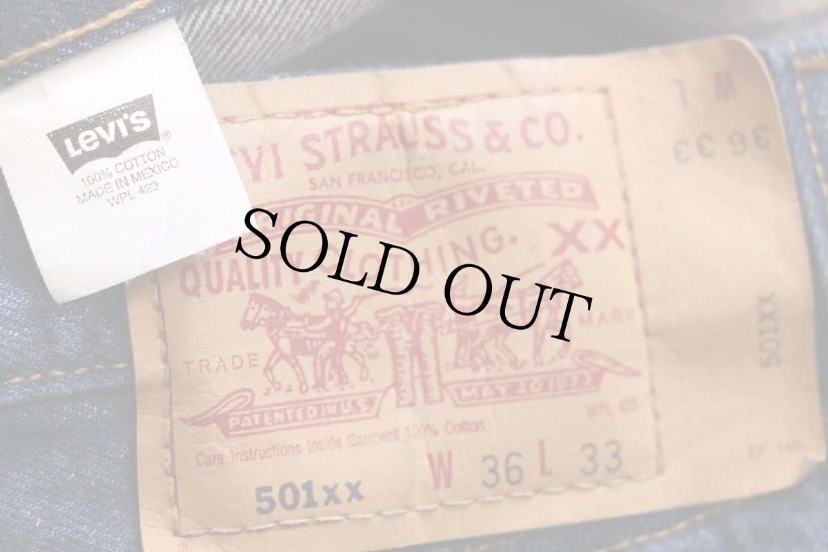 画像6: 00s メキシコ製 Levi'sリーバイス 501 デニムパンツ w36 L33★100 (6)