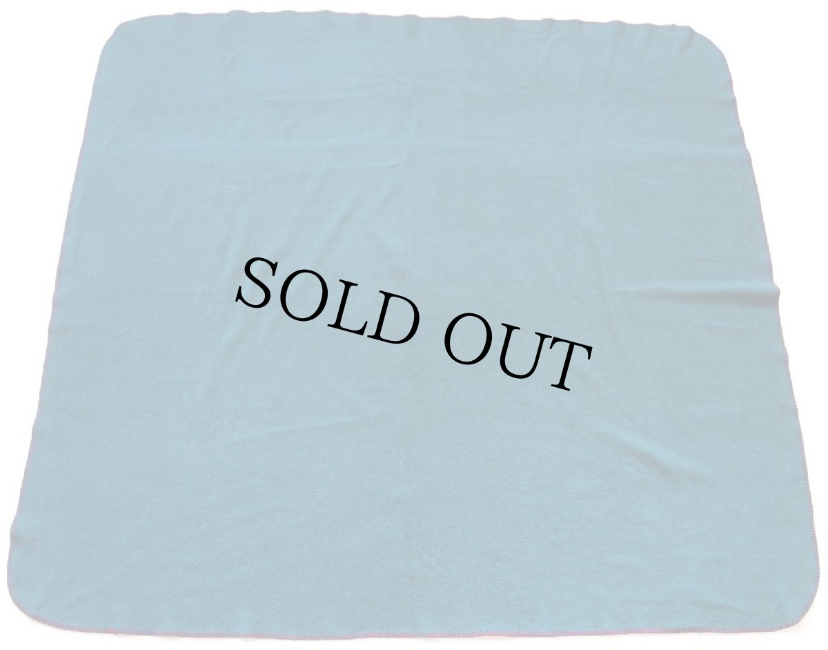 画像3: 00s EddieBauerエディーバウアー 総柄×無地 POLARTEC フリース ブランケット (3)