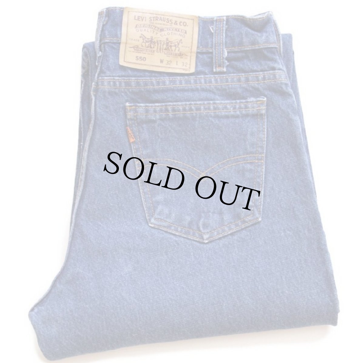 画像1: 90s USA製 Levi'sリーバイス 550 デニムパンツ w32 L32★227 (1)