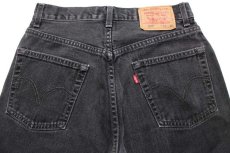 画像5: 00s カナダ製 Levi'sリーバイス 505 ブラック デニムパンツ w29 L30★62 (5)