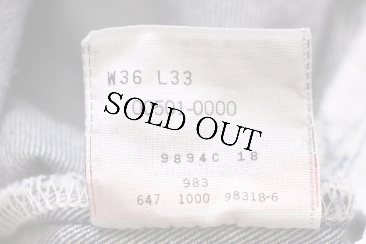 画像7: 00s メキシコ製 Levi'sリーバイス 501 デニムパンツ w36 L33★100 (7)