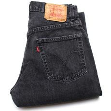 画像1: 00s カナダ製 Levi'sリーバイス 505 ブラック デニムパンツ w29 L30★62 (1)