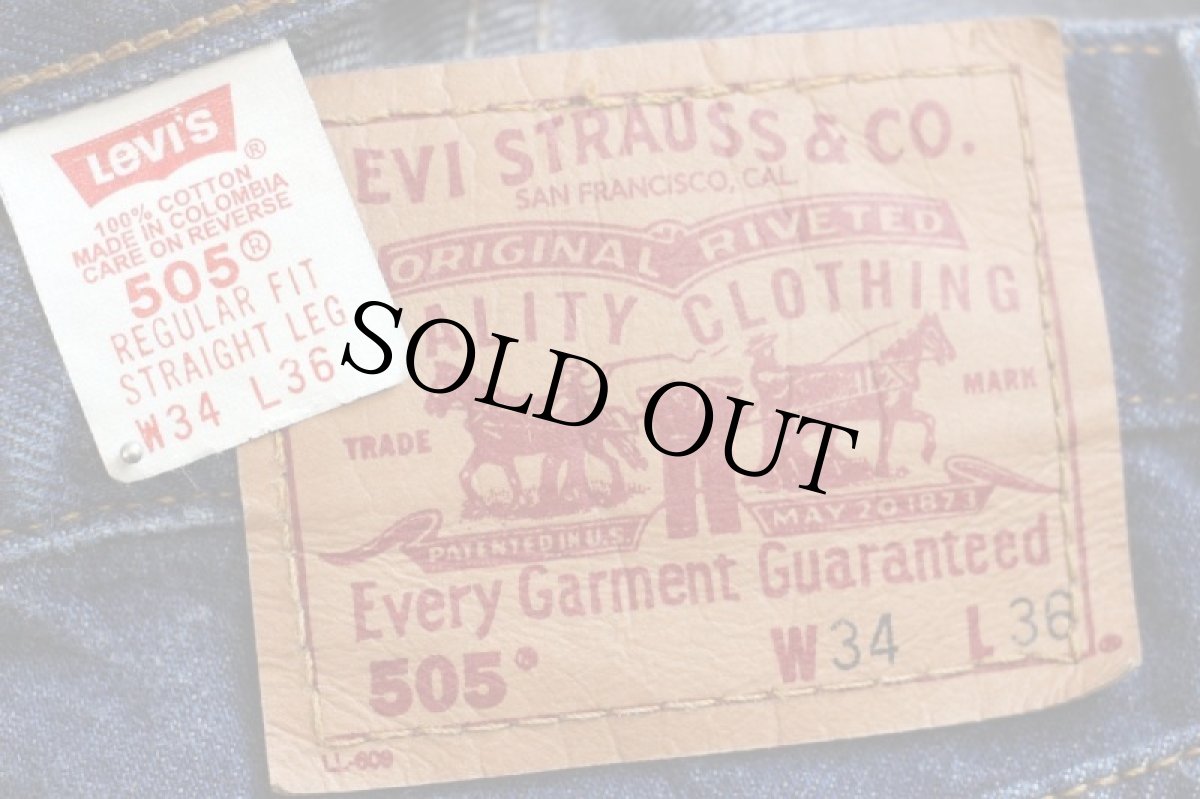 画像6: 90s Levi'sリーバイス 505 デニムパンツ W34 L36★126 (6)