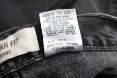 画像7: 00s カナダ製 Levi'sリーバイス 505 ブラック デニムパンツ w29 L30★62 (7)