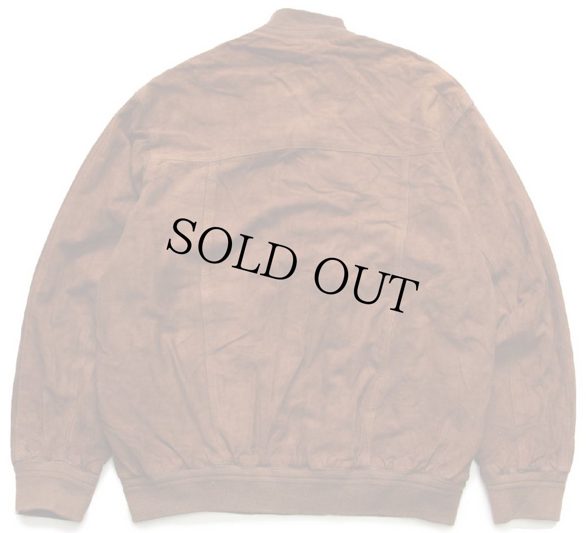 画像2: 90s VERA PELLE A-1タイプ ディアスキン スエード レザージャケット 焦げ茶 54★C (2)