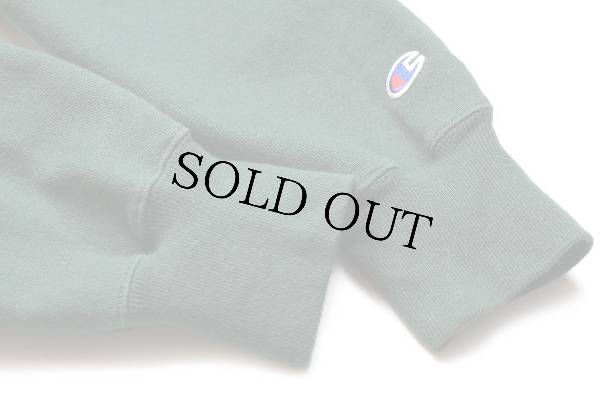 画像5: 00s Championチャンピオン ワンポイント リバースウィーブ スウェット 緑 XL (5)