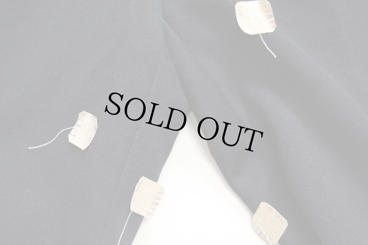 画像7: デッドストック★70s イタリア軍 ワンタック メルトン ウールパンツ 濃紺 48★A (7)