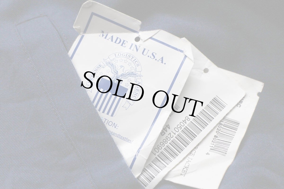 画像5: デッドストック★13 米軍 USAF 中綿入りライナー ライトウェイトジャケット 紺 44R (5)