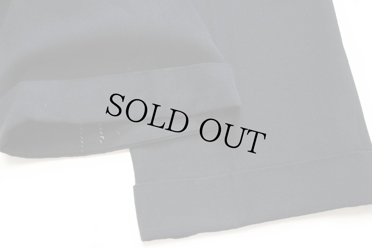 画像7: 40s UNKNOWN シンチバック ドレス ウールパンツ 黒 w30 (7)