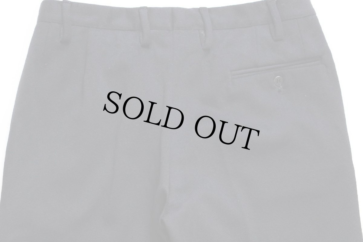 画像5: デッドストック★70s イタリア軍 ワンタック メルトン ウールパンツ 濃紺 48★A (5)