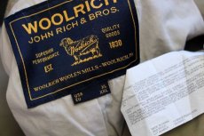 画像4: 00s WOOLRICH JOHN RICH&BROS ウールリッチ チンスト付き ハーフムーン ポケット ステンカラーコート タン XL (4)