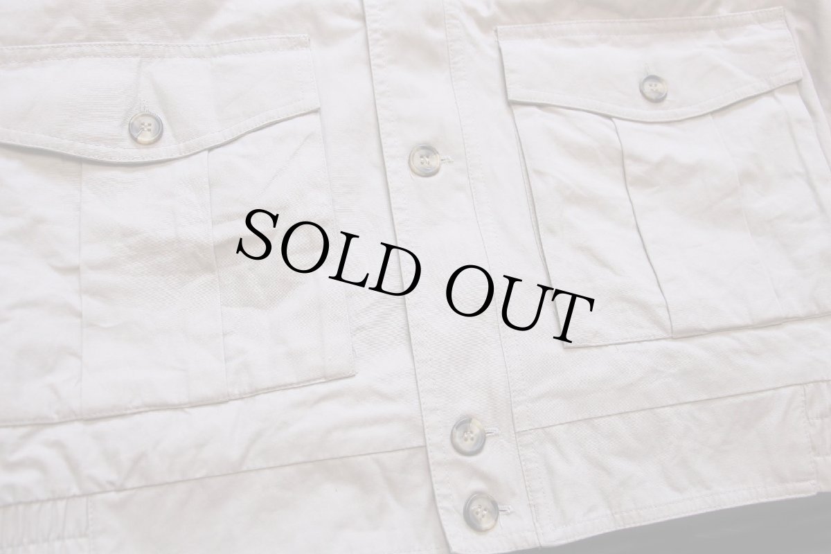 画像5: 80s EddieBauerエディーバウアー チンスト付き コットンジャケット ベージュ M (5)