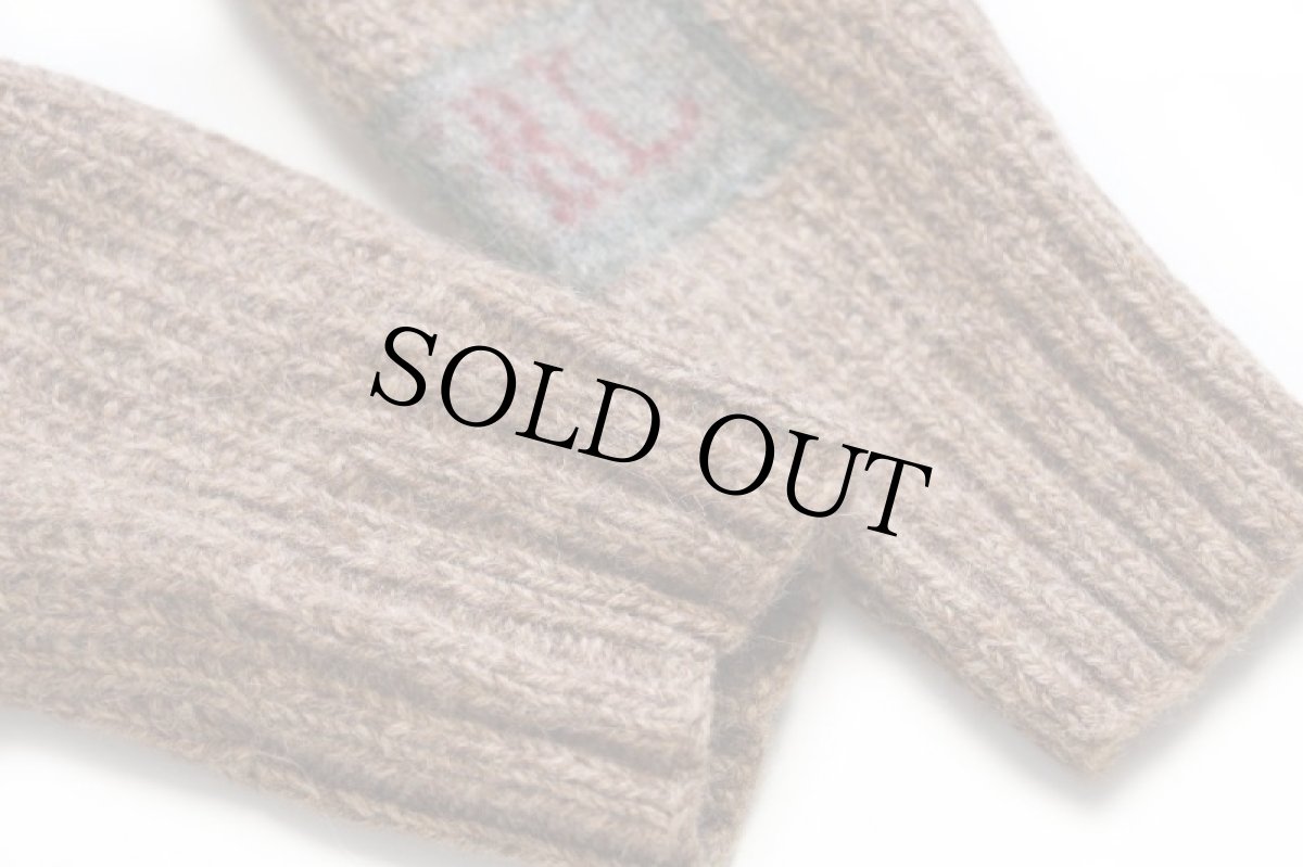 画像8: 90s POLO SPORT ポロ スポーツ ラルフローレン 乗馬柄 パッチワーク ウール×シルク ニットジャケット S (8)