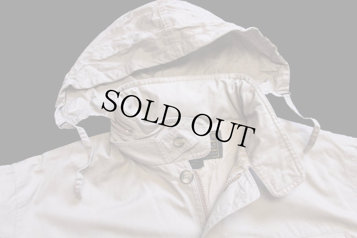 画像3: 80s EddieBauerエディーバウアー チンスト付き コットンジャケット ベージュ M (3)