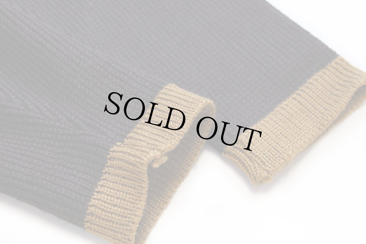 画像7: 70s Norvyk by Ren-Dale 雪柄 ノルディック柄 ノーカラー ウールニット カーディガン M (7)