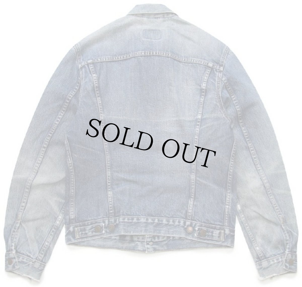 画像2: 00s Levi'sリーバイス 70500 ダメージ デニムジャケット★ユーロ (2)