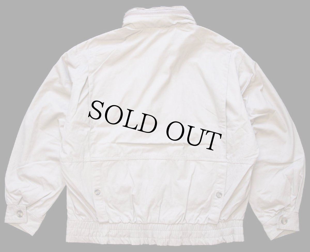 画像2: 80s EddieBauerエディーバウアー チンスト付き コットンジャケット ベージュ M (2)