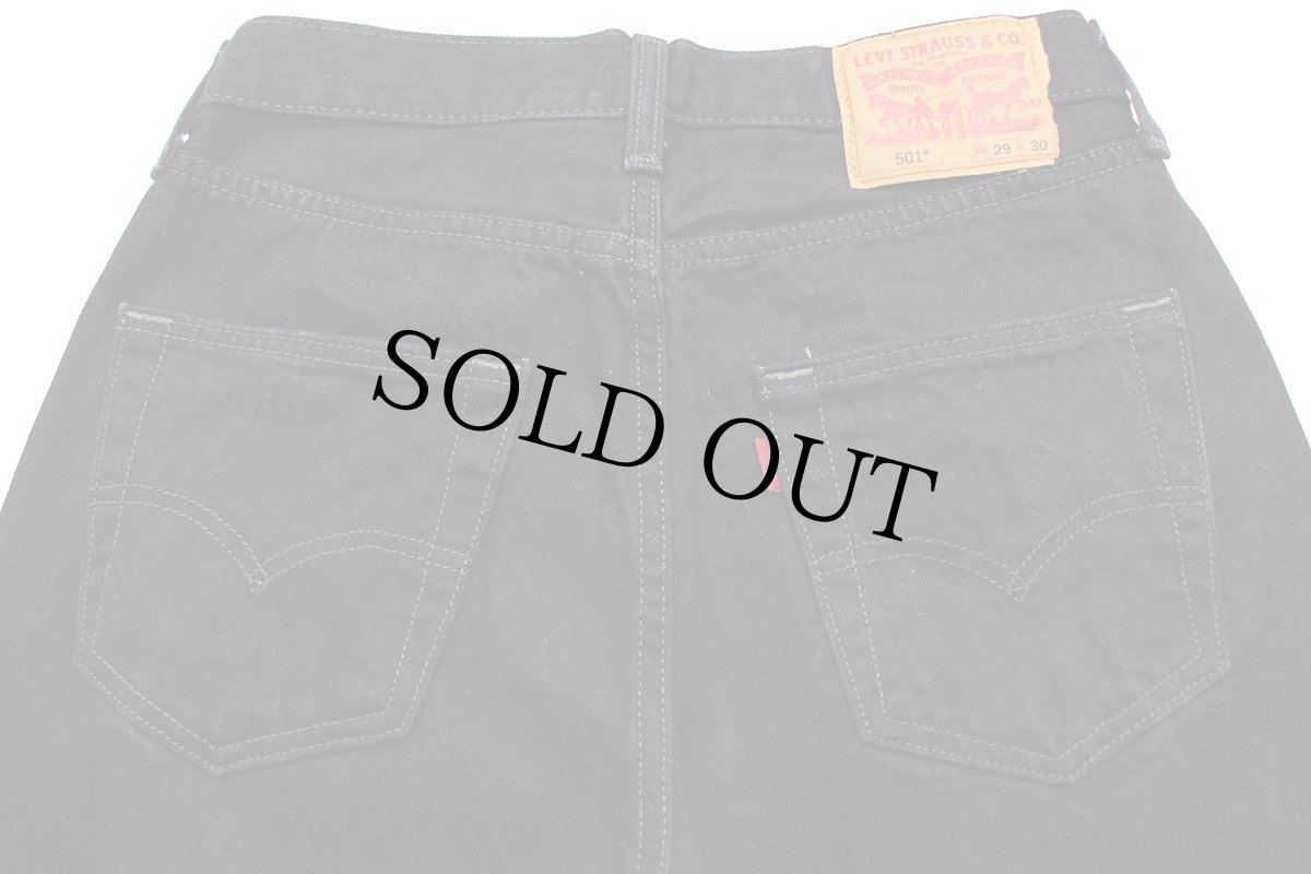 画像5: Levi'sリーバイス 501 ブラック デニムパンツ w29 L30★05 (5)