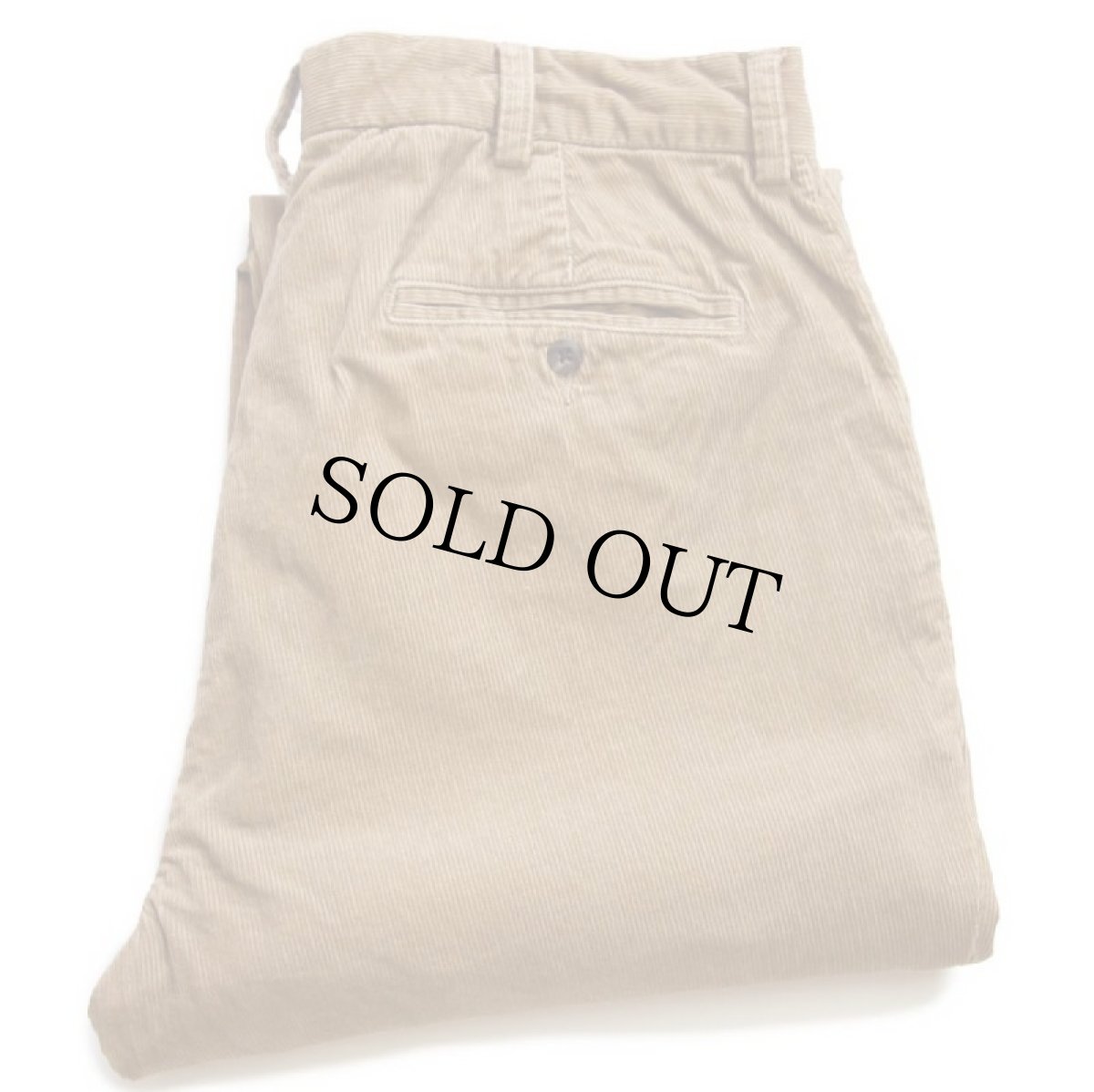画像1: 00s ポロ ラルフローレン PROSPECT PANT コットン コーデュロイパンツ 薄茶 W34 L32★スラックス (1)