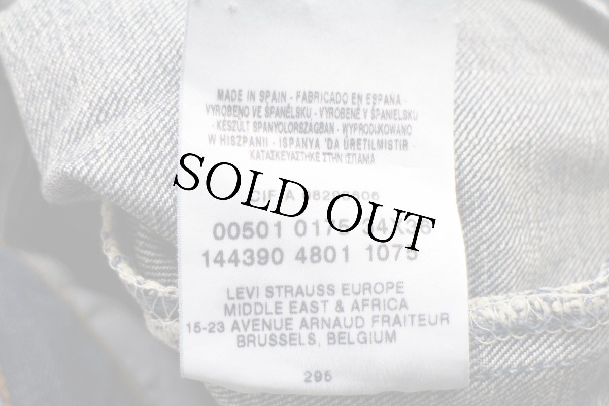 画像7: 00s スペイン製 Levi'sリーバイス 501 デニムパンツ w34★SDP2470 ユーロ (7)