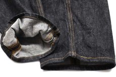 画像7: 00s メキシコ製 Levi'sリーバイス 501 先染め ブラック デニムパンツ w38 L32 (7)