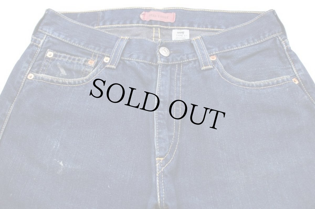 画像4: 00s Levi'sリーバイス TYPE1 REAL LOOSE 102 デニムパンツ ペンキ飛び w36 L30 (4)