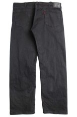 画像3: メキシコ製 Levi'sリーバイス 505 ストレッチ ブラック デニムパンツ w38 L29★65 (3)