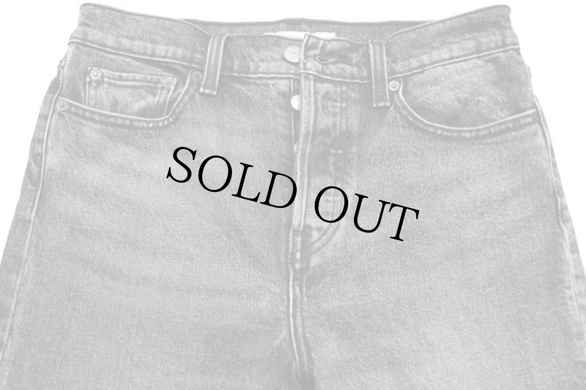 画像4: LEVI'Sリーバイス PREMIUM WEDGIE 22861 BIGE ストレッチ ブラック デニムパンツ 28 (4)