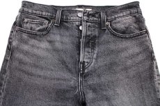 画像4: LEVI'Sリーバイス PREMIUM WEDGIE 22861 BIGE ストレッチ ブラック デニムパンツ 28 (4)