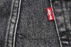 画像8: LEVI'Sリーバイス PREMIUM WEDGIE 22861 BIGE ストレッチ ブラック デニムパンツ 28 (8)