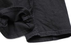 画像7: メキシコ製 Levi'sリーバイス 505 ストレッチ ブラック デニムパンツ w38 L29★65 (7)