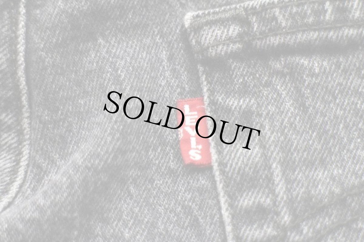 画像8: LEVI'Sリーバイス PREMIUM 501 36200 BIGE ストレッチ ブラック デニムパンツ w28 L28 (8)