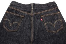 画像5: 00s メキシコ製 Levi'sリーバイス 501 先染め ブラック デニムパンツ w38 L32 (5)