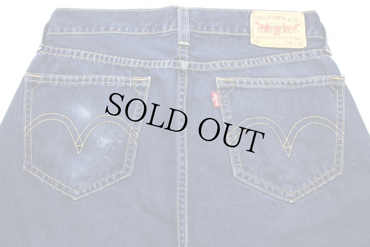 画像5: 00s Levi'sリーバイス TYPE1 REAL LOOSE 102 デニムパンツ ペンキ飛び w36 L30 (5)