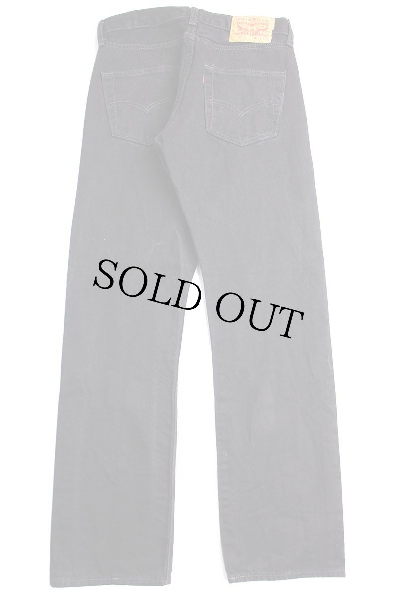 画像3: Levi'sリーバイス 501 ブラック デニムパンツ w29 L30★05 (3)